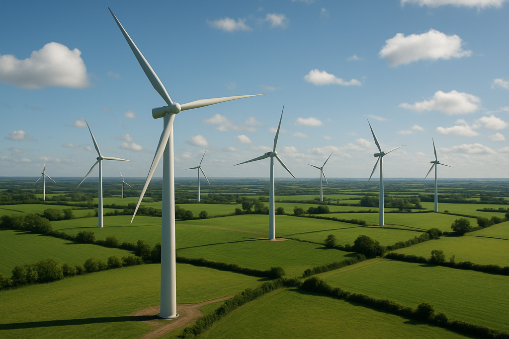 25 0809 wind turbines on land