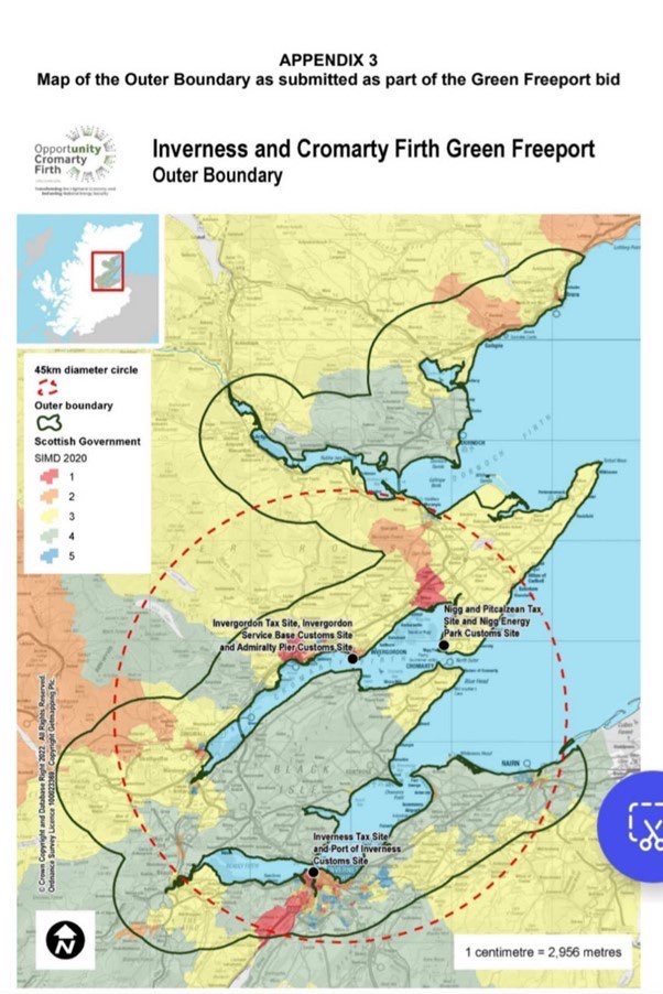 inverness and cromarty map