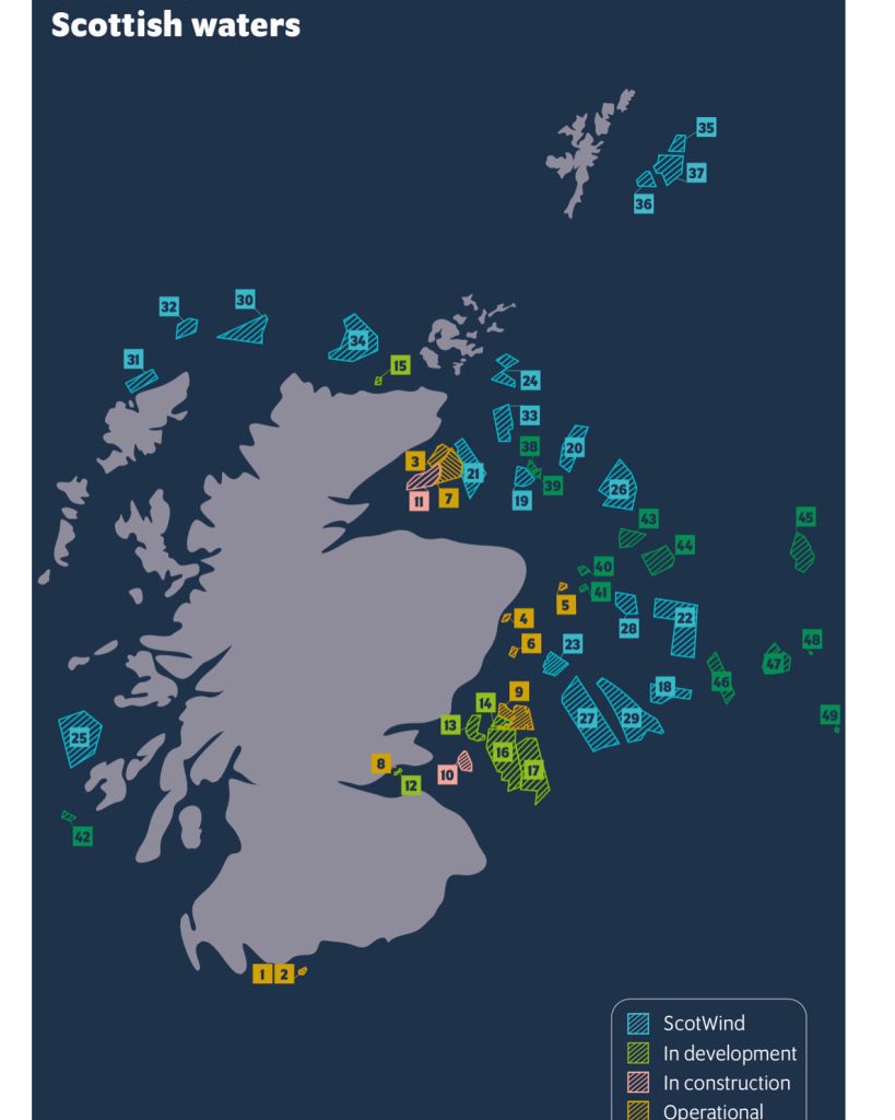 scottish waters offshore map
